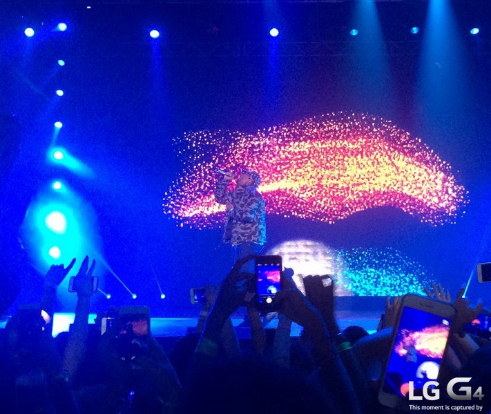 Chris Brown Concert Taken by the LGG4